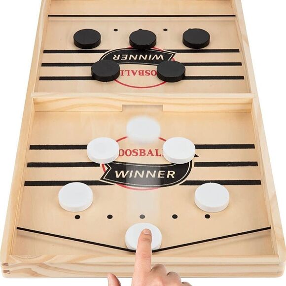 NWT! “Foosball Winner”, 2-Player Wooden, Family, Table Foosball Game (6+). - Picture 8 of 11